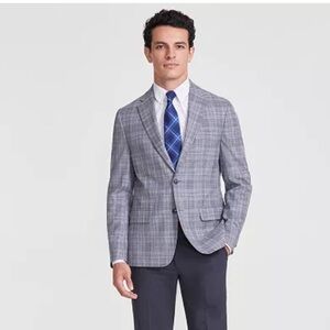 Tommy Hilfiger Modern-Fit Plaid Sport Coat - 40R